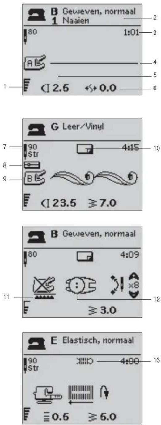 HUSQVARNA Topaz 30 - Aanbevelingen – naaien - 1