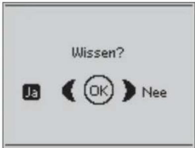 Wissen? Ja (OK) Nee