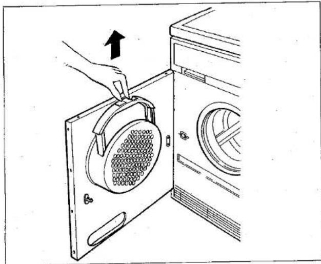 INDESIT CD 200 E - HET REINIGEN VAN HET FILTER - 1