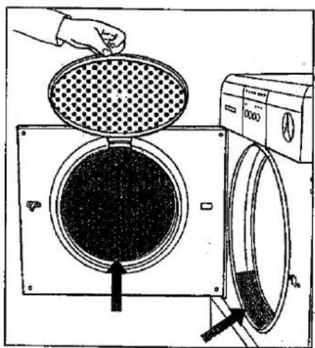 INDESIT SDC 600 - Het reinigen van het filter - 1