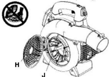 HUSQVARNA 125BX - Dekselluchtinlaatopening - 1