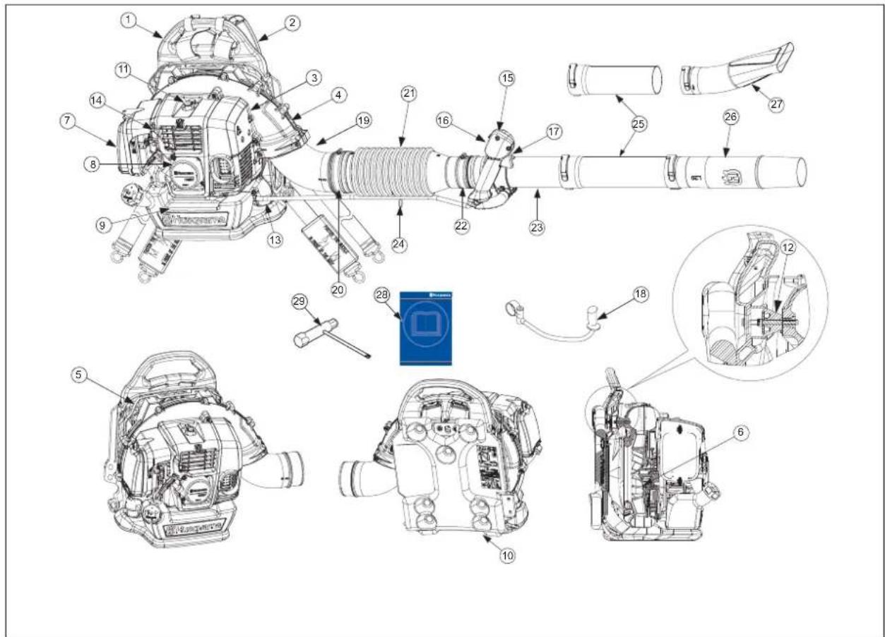 HUSQVARNA 380BTS - <350BT> - 1