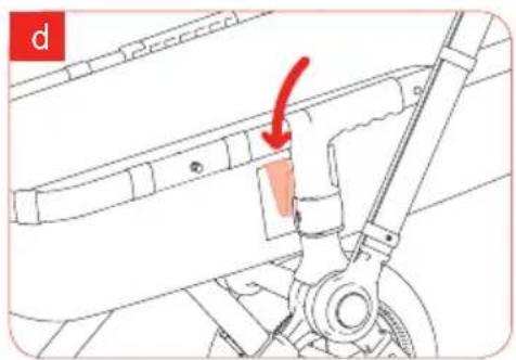 Bugaboo Gecko - stap 1 wiegbekleding aan het frame bevestigen - 2