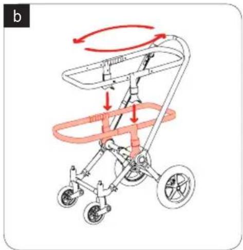 Bugaboo Gecko - frame van onderstel afhalen - 3