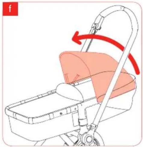 Bugaboo Gecko - stap 1 zonnekap plaatsen - 2