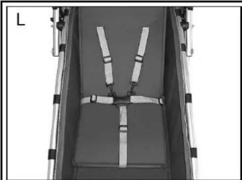 Koelstra K73 - MONTEREN VAN HET MATRAS (ZITTING) EN DE 5-PUNTS VEILIGHEIDSGORDEL (voor als uw kind zelfstandig kan zitten) - 1