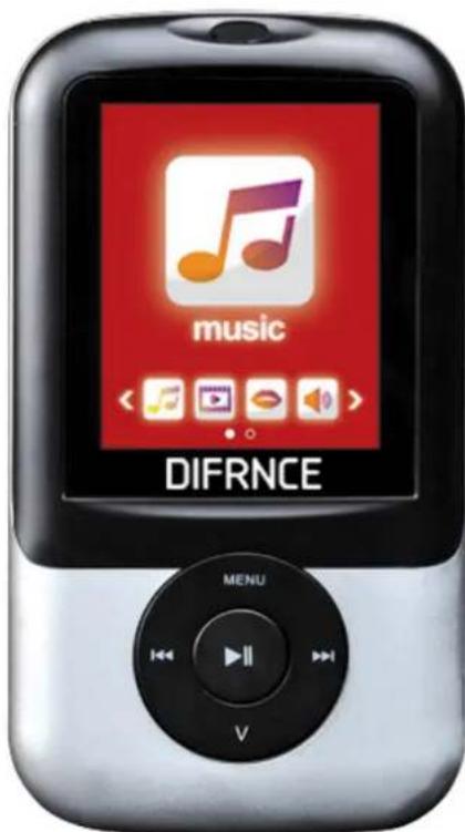 Difrnce MP1895 - MP4 Videospeler met 1.8" LCD - 1