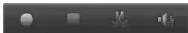 Difrnce MP3010 - Opname-toolbar - 1