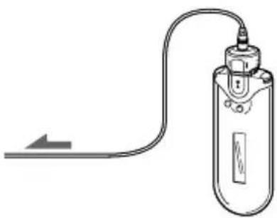 SONY NW-E503 Walkman - De ontvangst verbeteren - 1