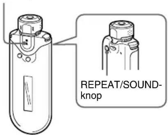 SONY NW-E503 Walkman - Een bepaald gedeelte herhaaldelijk afspelen (A-B Repeat) - 1