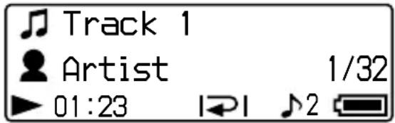 SONY NW-E503 Walkman - Druk op REPEAT/SOUND om het instelpunt te kiezen tijdens het afspelen. - 1