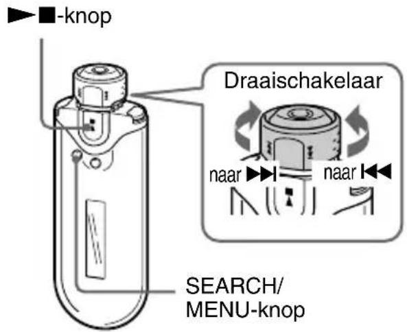 SONY NW-E503 Walkman - De herhaalmodus selecteren - 1