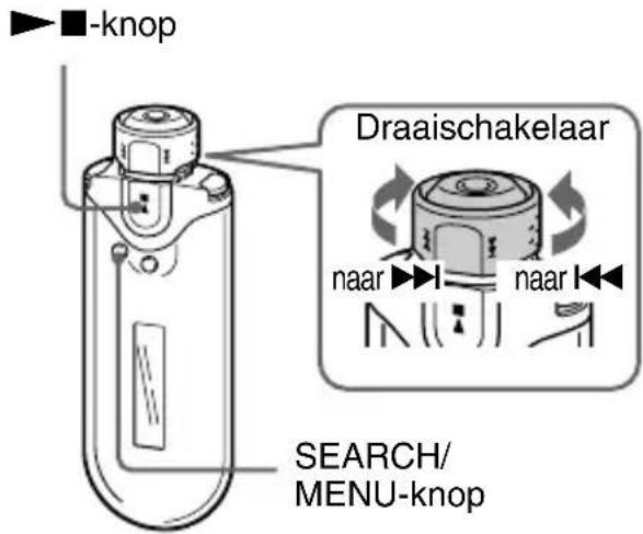 SONY NW-E503 Walkman - Zoeken op groep en het liedje afspelen - 1