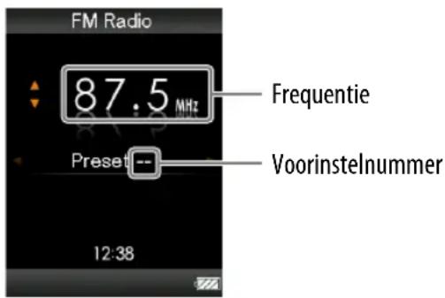 SONY NWZ-S516 Walkman - Overschakelen naar de FM-radio - 1