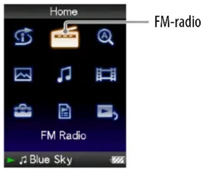 SONY NWZ-S516 Walkman - Zenders handmatig voorprogrammeren - 1