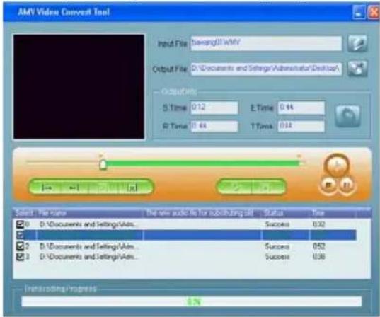 Xiron MP620 - Bewerken in de interface AMV Omzettingstool - 2