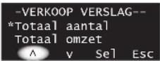 Douwe Egberts Cafitesse 3100 - Gebruik van de navigatietoetsen - 1