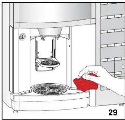 Douwe Egberts Instant 310 - Spoelen van de machine - 1