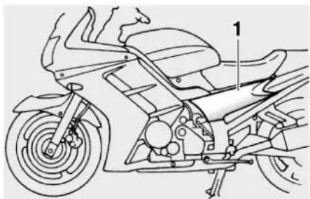 YAMAHA FJR1300A (2005) - Panelen verwijderen en aanbrengen - 2