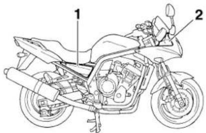 YAMAHA FZS1000 Fazer (2005) - Panelen verwijderen en aanbrengen - 1