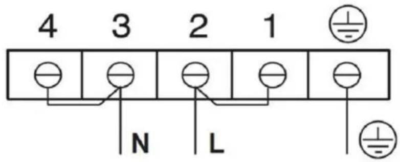 BAUMATIC BHI631SS - Aansluiten hoofd stroomkabel - 1