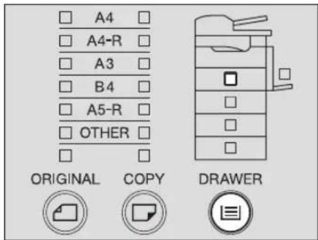 A4 A4-R A3 B4 A5-R OTHER ORIGINAL COPY DRAWER