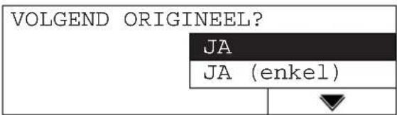 VOLGEND ORIGINEEL? JA JA (enkel)