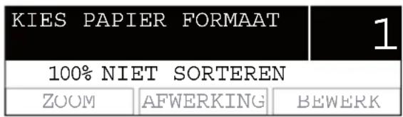 KIES PAPIER FORMAAT 1 100% NIET SORTEREN ZOOM | AFWERKING | BEWERK