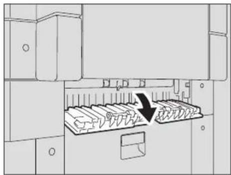 TOSHIBA e-studio 182 - Vastgelopen papier in de papierinvoereenheid (optie) - 1