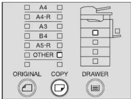 A4 A4-R A3 B4 A5-R OTHER ORIGINAL COPY DRAWER