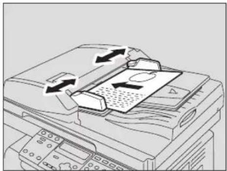 TOSHIBA e-studio 182 - Originelen plaatsen op het automatisch documentinvoersysteem met omkeerinrichting (optie) / automatisch documentinvoersysteem (optie) - 1