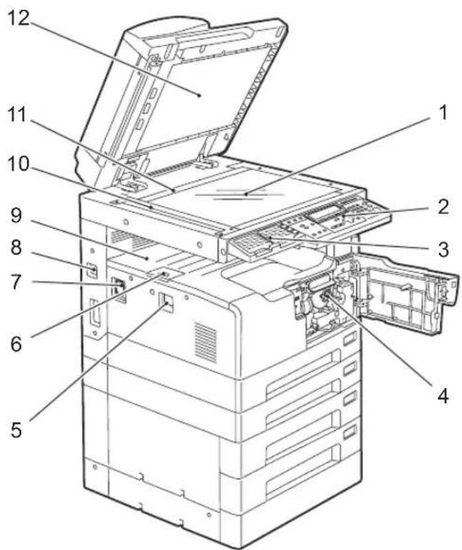TOSHIBA e-studio 182 - Linker zijde / binnenzijde - 1