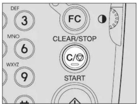 TOSHIBA e-studio 182 - Kopieerproces stoppen/doorgaan - 1