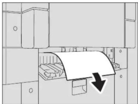 TOSHIBA e-studio 182 - Vastgelopen papier in de papierinvoereenheid (optie) - 2