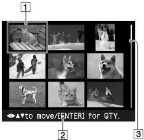 1 2 3 ▲▼to move/[ENTER] for QTY.
