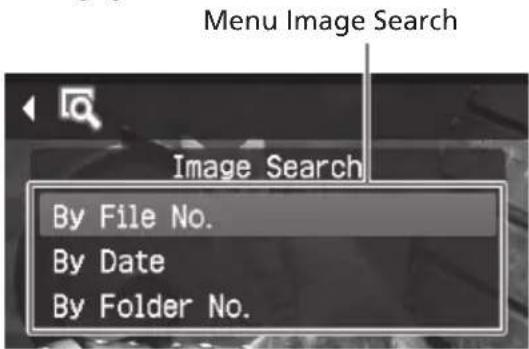 SONY DDP-FP60BT - Druk op ◀/▷ om Image Search) te selecteren en druk op ENTER. Het menu Image Search wordt weergegeven. - 1