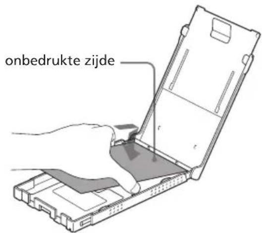 onbedrukte zijde