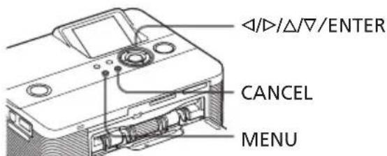△/△/▽/ENTER CANCEL MENU