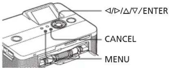 ◄/◄/Δ/▽/ENTER CANCEL MENU