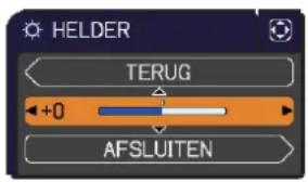 HELDER TERUG +0 AFSLUITEN