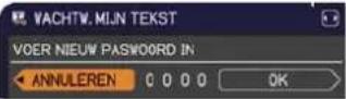 HITACHI CP-X2514WN - Indien u uw paswoord bent vergeten - 2