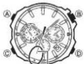 CASIO Edifice EQW-M600C-1AER - Een handmatige ontvangst uitvoeren - 1