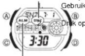 CASIO G-Shock G-9100-1ER - Het alarm testen - 1