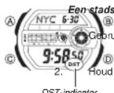 CASIO G-Shock G-9100-1ER - De maan/getij-gegevensschermen - 1