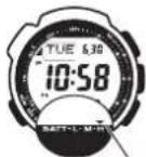 CASIO Pro Trek PRW-2000-1ER - Stroomniveaus - 1