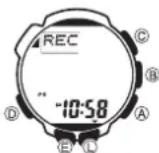 CASIO Pro Trek PRW-2000-1ER - Handmatige meet-records - 1