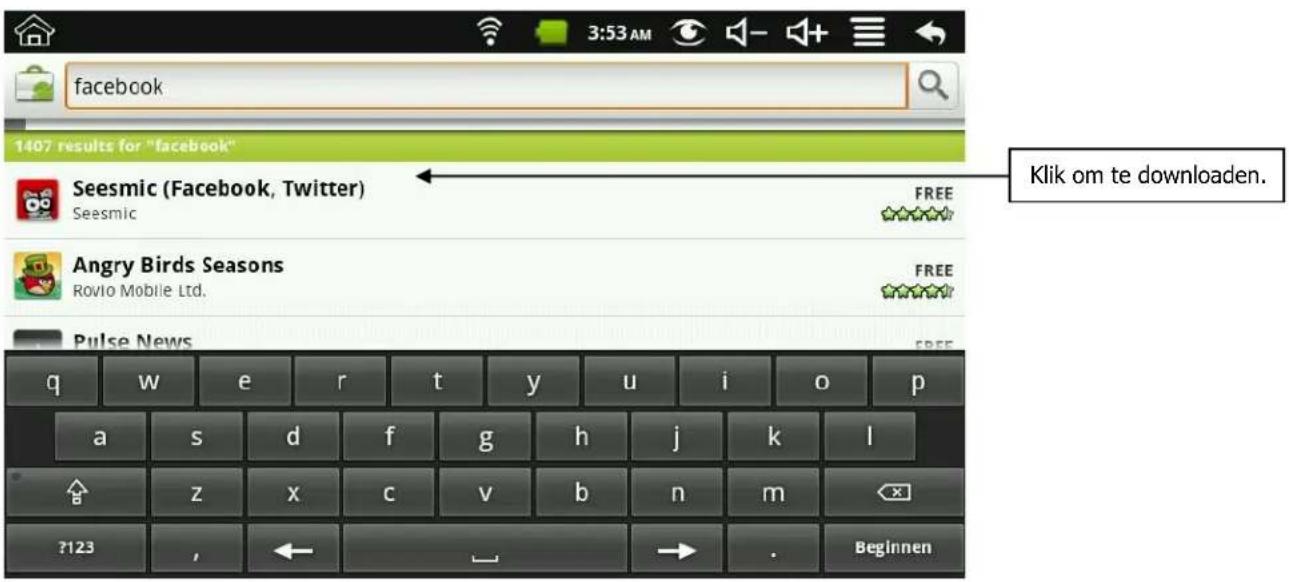 facebook 1407 results for "facebook" Seesmic (Facebook, Twitter) Seesmic Angry Birds Seasons Rovio Mobile Ltd. Pulse News Klik om te downloaden. q w e r t y u i o p a s d f g h j k l z x c v b n m ?123 , ← → . Beginnen