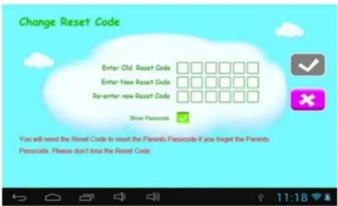 AKAI ATAB701YB - De Resetcode veranderen - 1