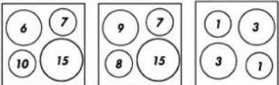 6 7 10 15 9 7 8 15 1 3 3 1