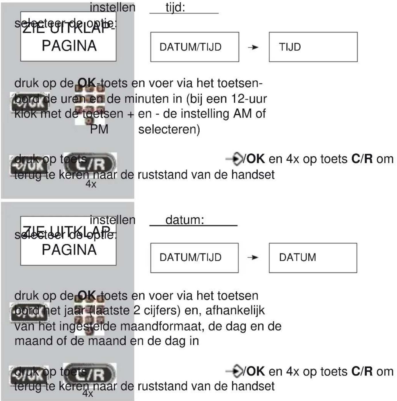 Fysic FX-5000 - TIJD EN DATUM: - 2
